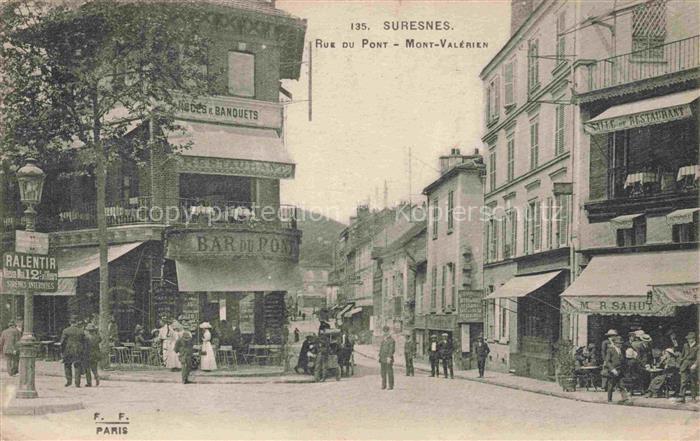SURESNES Nanterre 92 Hauts-de-Seine Rue du Pont Mont-Valérien