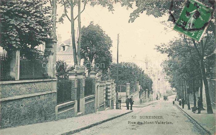 SURESNES Nanterre 92 Hauts-de-Seine Rue du Mont-Valérien