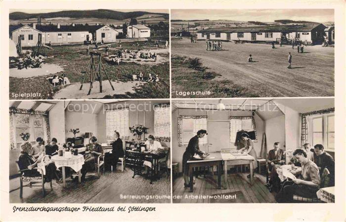 Friedland Goettingen Durchgangslager Niedersachsen Grenzdurchgangslager Spielpla