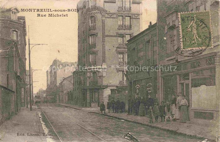 MONTREUIL -SOUS-BOIS Bobigny 93 Seine-Saint-Denis Rue Michelet