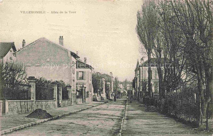 Villemomble BOBIGNY 93 Seine-Saint-Denis Allée de la Tour