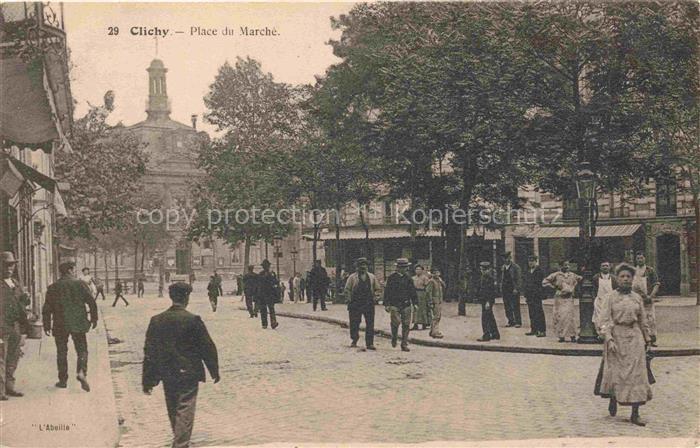 CLICHY-LA-GARENNE 92 Hauts-de-Seine Place du Marché