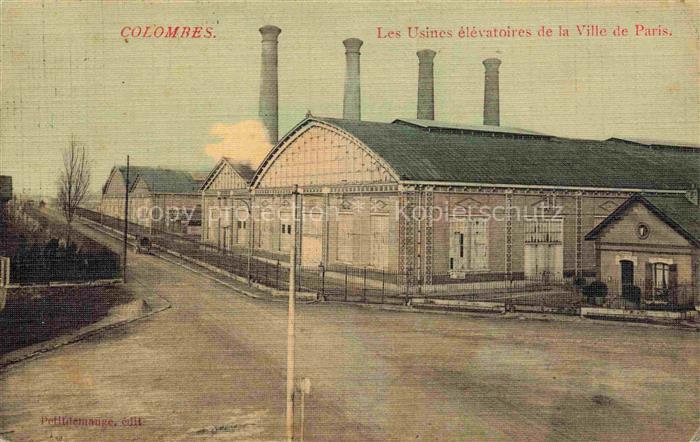 COLOMBES LA GARENNE-COLOMBES 92 Hauts-de-Seine Les usines élévatoires de la Vill
