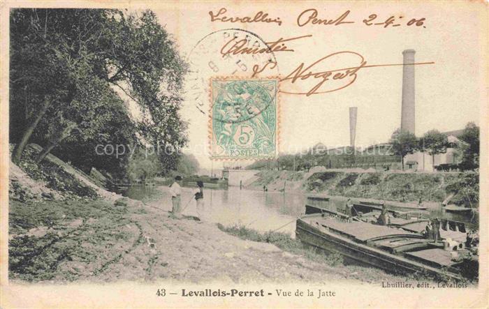 LEVALLOIS-PERRET 92 Hauts-de-Seine Vue de la Jatte