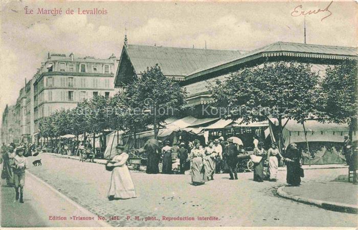 LEVALLOIS-PERRET 92 Hauts-de-Seine Le marché