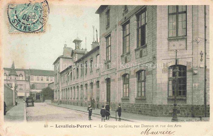 LEVALLOIS-PERRET 92 Hauts-de-Seine Groupe scolaire Rue Danton et Rue des Arts