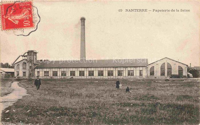 NANTERRE 92 Hauts-de-Seine Papeterie de la Seine