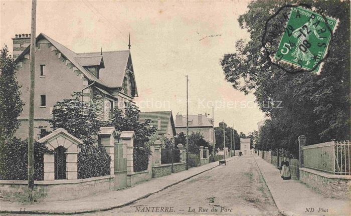 NANTERRE 92 Hauts-de-Seine Rue du Parc