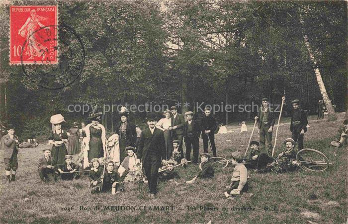 CLAMART Antony 92 Hauts-de-Seine Les plaisirs du dimanche au bois de Meudon-Clam