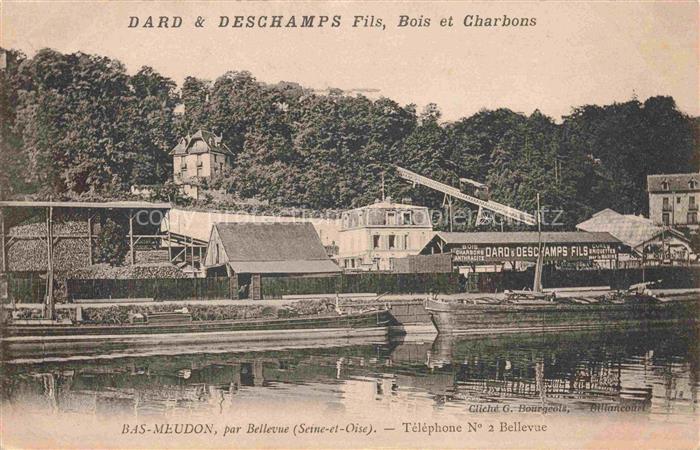 Bas-MEUDON 92 Hauts-de-Seine Dard et Deschamps Fils Bois et Charbons