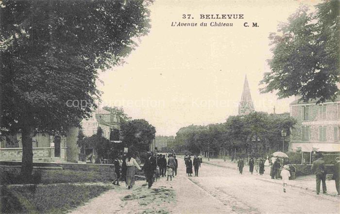 BELLEVUE -MEUDON Boulogne-Billancourt 92 Hauts-de-Seine Avenue du Château