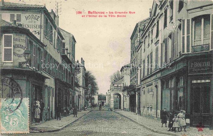 BELLEVUE -MEUDON Boulogne-Billancourt 92 Hauts-de-Seine Grande Rue Hôtel de la T