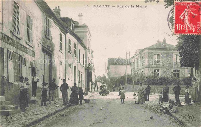 Domont Sarcelles 95 Val-d Oise Rue de la Mairie