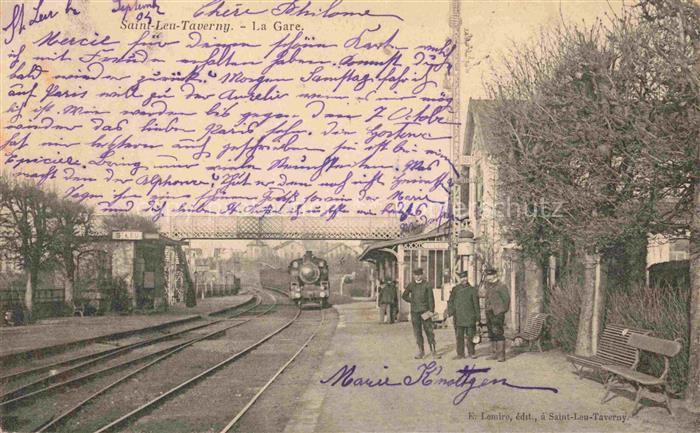 Saint-Leu-Taverny La gare Bahnhof