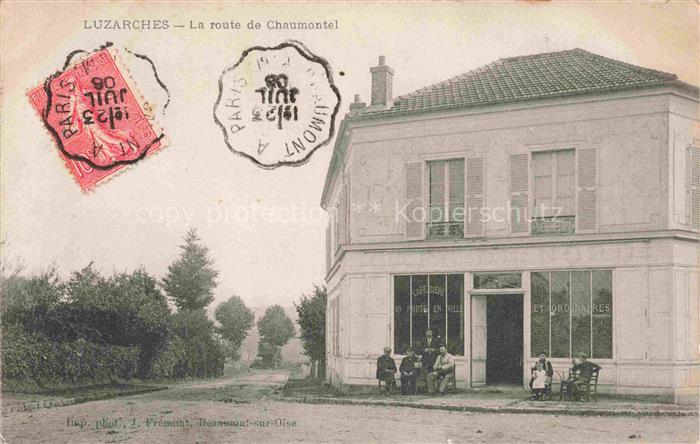 Luzarches Sarcelles 95 Val-d Oise Route de Chaumontel