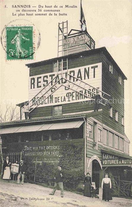 Sannois Argenteuil 95 Val-d Oise Restaurant du Moulin de la Terrasse