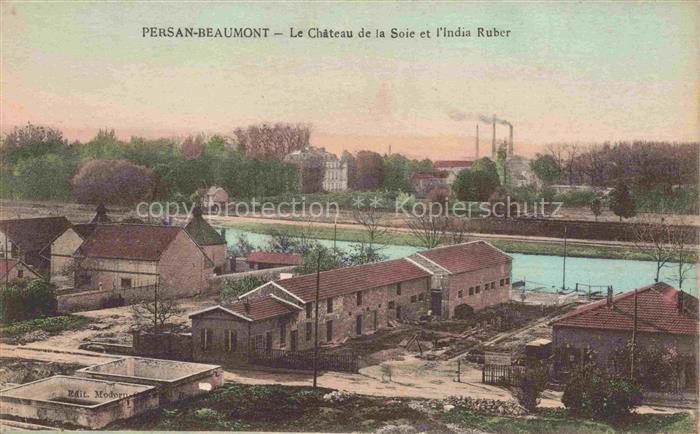 Persan-Beaumont PONTOISE 95 Val-d Oise Château de la Soie et l'India Ruber