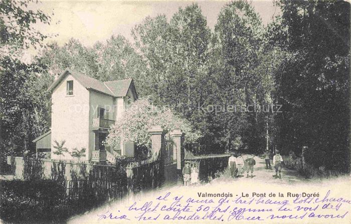 Valmondois Pontoise 95 Val-d Oise Le pont de la Rue Dorée