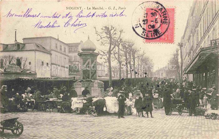NOGENT-SUR-MARNE 94 Val-de-Marne Le Marché