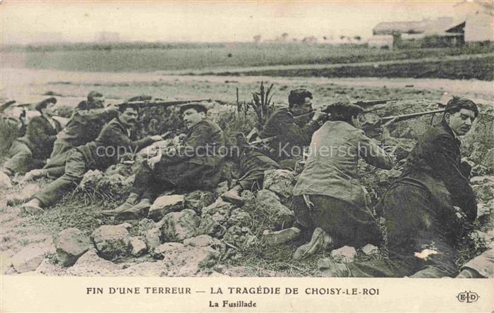 Choisy-le-Roi CRETEIL 94 Val-de-Marne Fin d'une terreur la Tragédie de Choisy-le