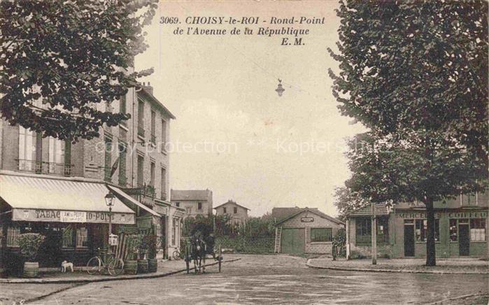 Choisy-le-Roi CRETEIL 94 Val-de-Marne Rond-Point de l'Avenue de la République