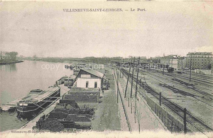 Villeneuve-Saint-Georges CRETEIL 94 Val-de-Marne Le port