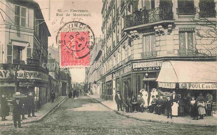 VINCENNES  Nogent-sur-Marne 94 Val-de-Marne Rue de Montreuil