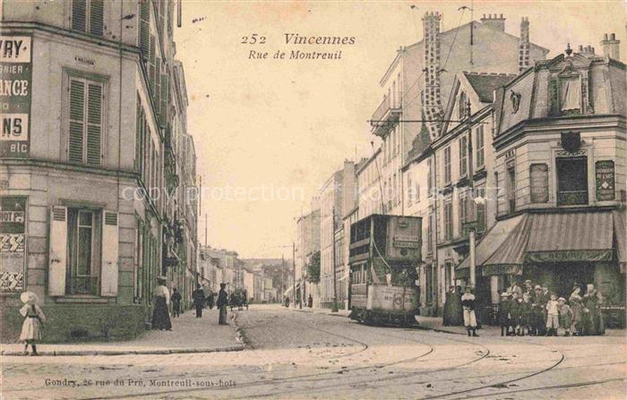 VINCENNES  Nogent-sur-Marne 94 Val-de-Marne Rue de Montreuil