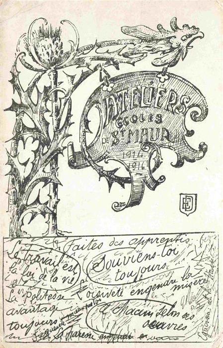 ST-MAUR-LES-FOssES St-Maur-des-Fosses 94 Val-de-Marne Ateliers Ecoles de St. Mau