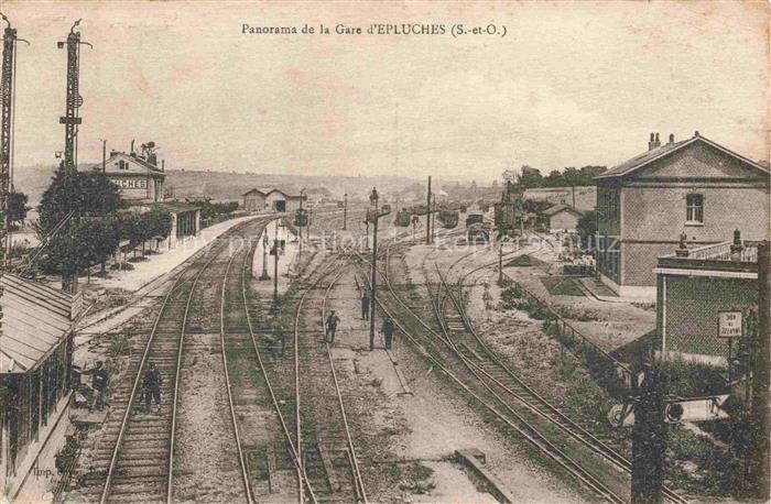 Epluches Courcelles Saint-Ouen l Aumone Pontoise 95 Val-d Oise Panorama de la ga