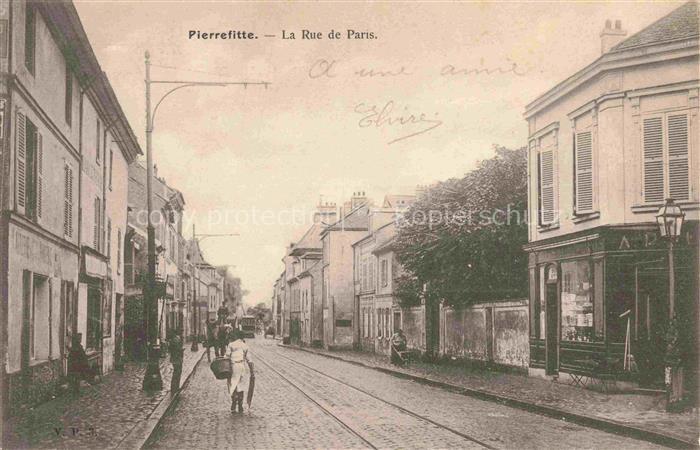 Pierrefitte -sur-Seine Saint-Denis 93 Seine-Saint-Denis La Rue de Paris