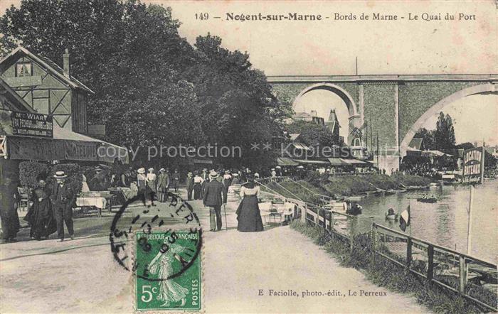 NOGENT-SUR-MARNE 94 Val-de-Marne Aux bords de la Marne Quai du Port