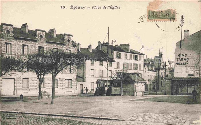 EPINAY -SUR-SEINE 93 Seine-Saint-Denis Place de l'Eglise