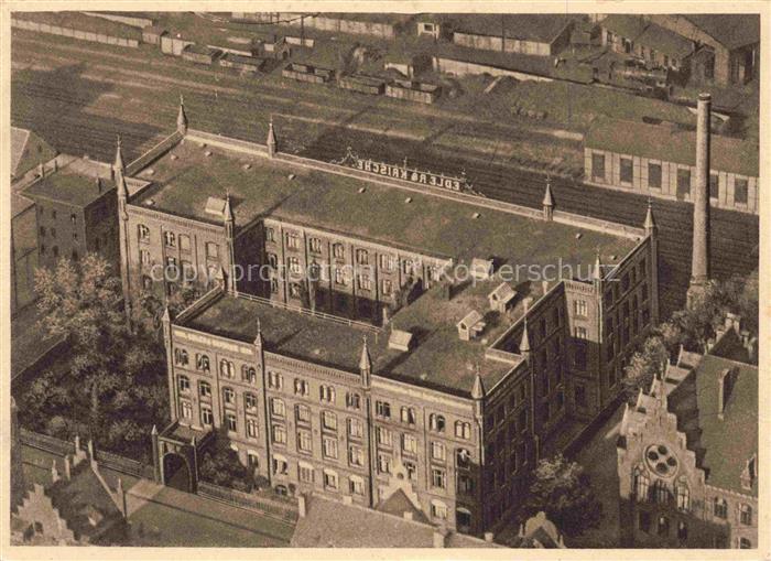 HANNOVER  CITY Firma Edler und Krische Fliegeraufnahme