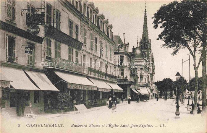 Chatellerault 86 Vienne Boulevard Blossac Eglise Saint-Jean-Baptiste