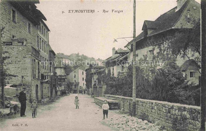 Eymoutiers LIMOGES 87 Haute-Vienne Rue Farges