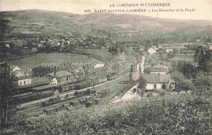 Saint-Sulpice-Lauriere LIMOGES 87 Haute-Vienne Les Betoulles et le Dépôt Feldpos