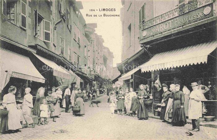 LIMOGES 87 Haute-Vienne Rue de la Boucherie
