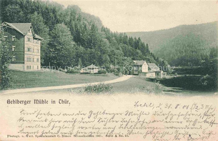 Gehlberg Thueringen Gehlberger Muehle