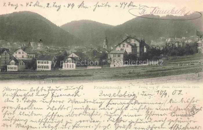 Friedrichroda Thueringen Panorama