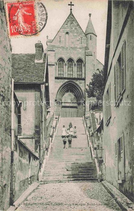 Beaumont-sur-Oise PONTOISE 95 Val-d Oise Escalier Saint Laurent