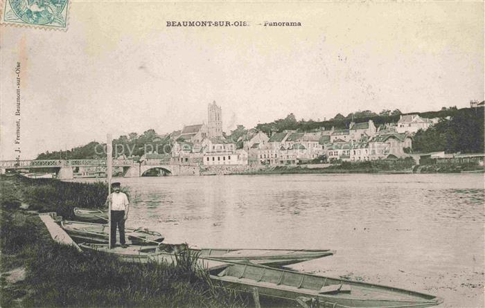 Beaumont-sur-Oise PONTOISE 95 Val-d Oise Panorama aux bords de l'Oise