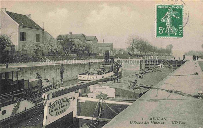 Meulan-les-Mureaux Mantes-la-Jolie 78 Yvelines Ecluse des mureaux