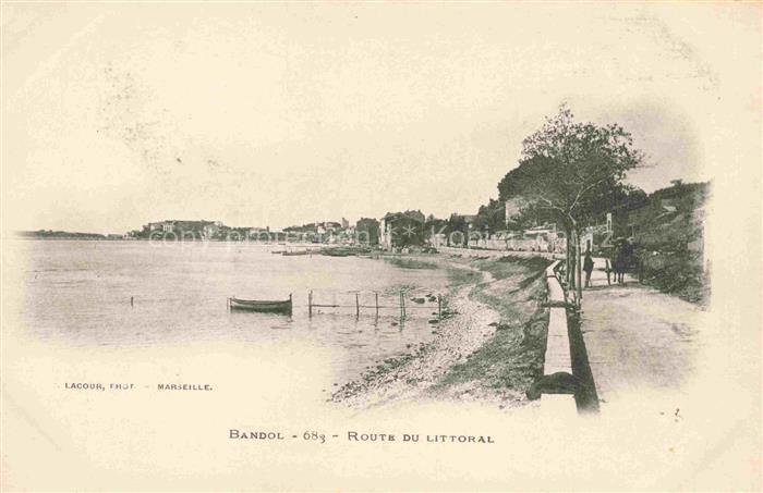 BANDOL-SUR-MER TOULON 83 Var Route du Littoral