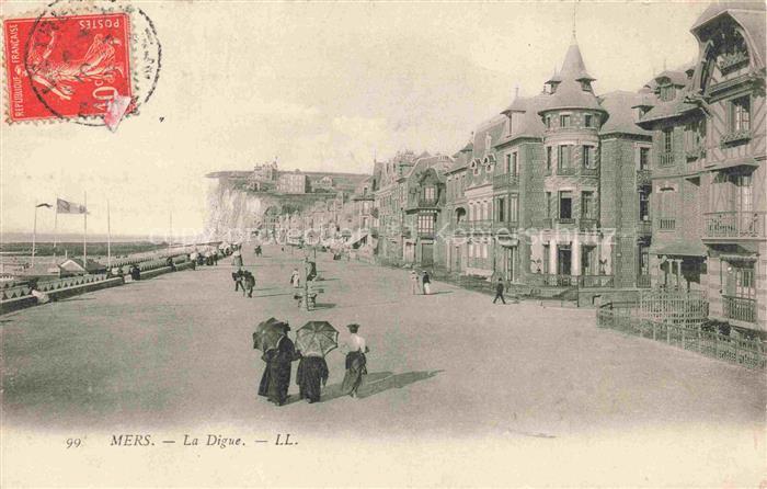 MERS-LES-BAINS MERS-SUR-MER Abbeville 80 Somme La digue