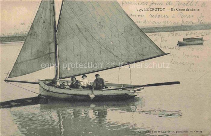 Le Crotoy ABBEVILLE 80 Somme Un canot de chasse