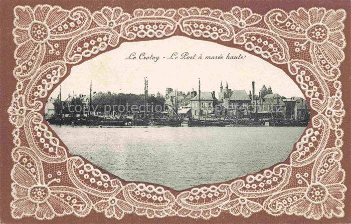 Le Crotoy ABBEVILLE 80 Somme Le port à marée haute