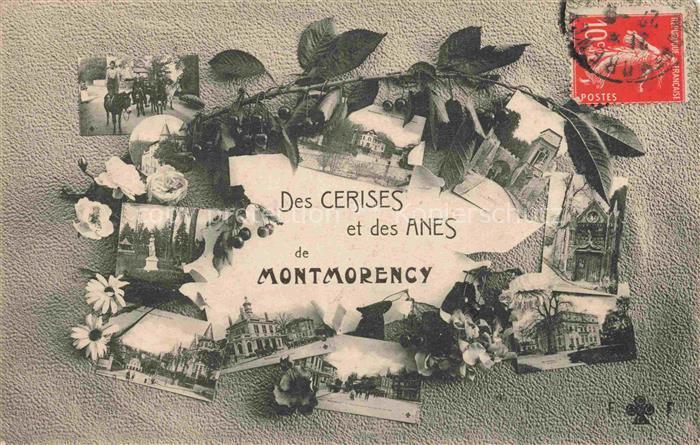 Montmorency  Sarcelles 95 Val-d Oise Des cerises et des anes vues d'ensemble des