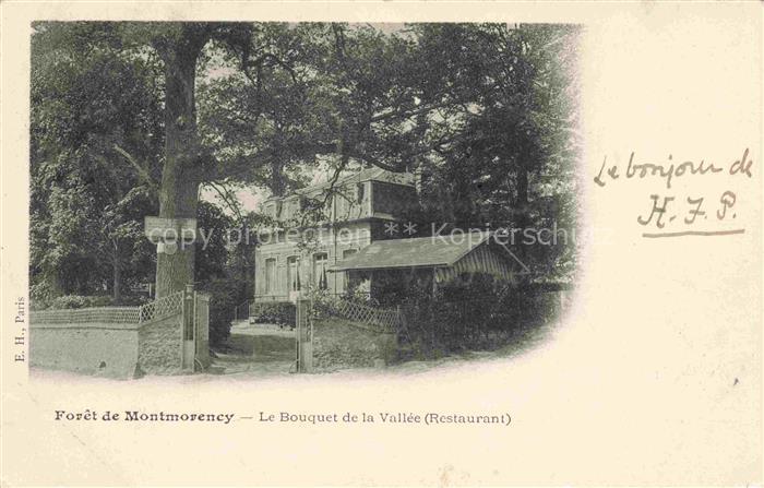Foret de Montmorency 95 Val-d Oise Restaurant Le Bouquet de la Vallée