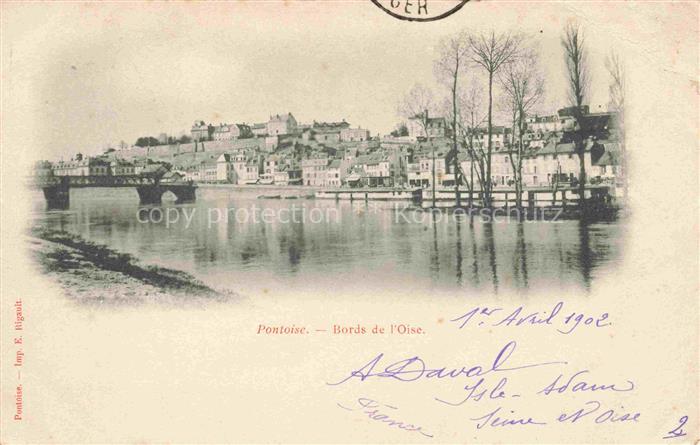 PONTOISE 95 Val-d Oise Aux bords de l'Oise